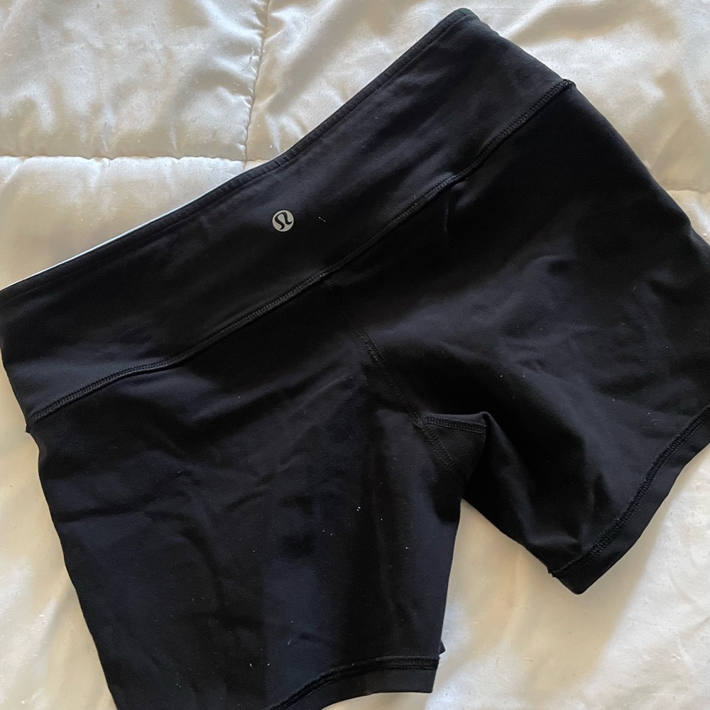 lululemon athletica Women's Classic Black Bike Shorts